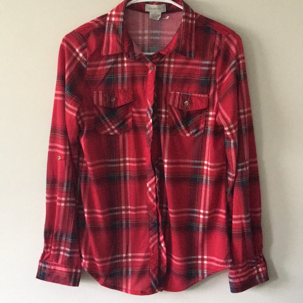 Passport button down
